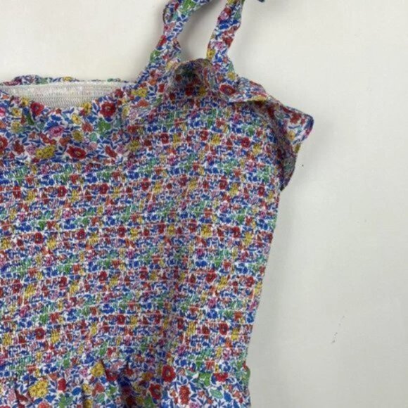 J.Crew x Liberty M Tank Top Favourite Flowers Print Floral Print Smocked - Picture 8 of 10